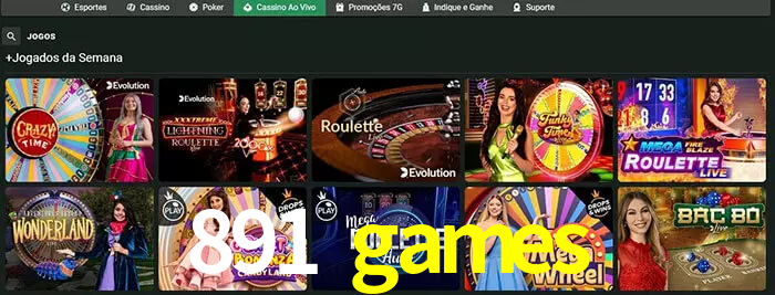 891 games bet